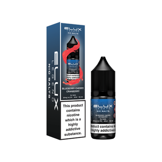 20mg Elux Legend 10ml Nic Salts (50VG/50PG) - OFFER 10 FOR £25