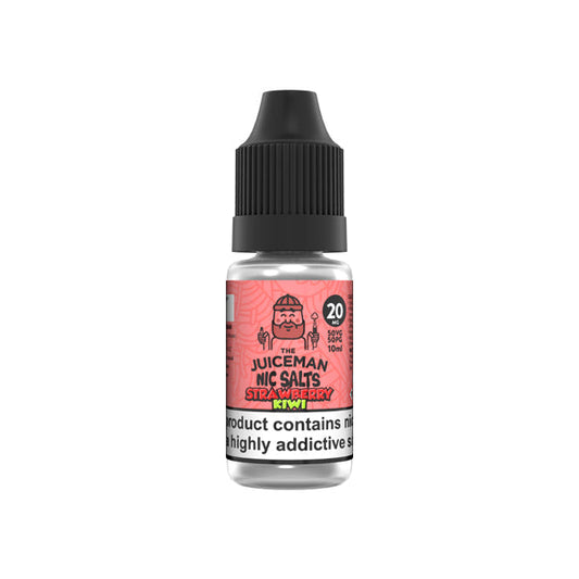 20mg The Juiceman 10ml Flavoured Nic Salt (50VG/50PG)