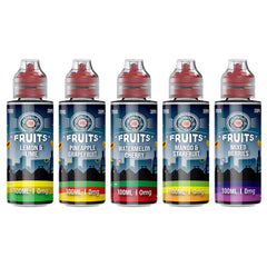 Vape Duty Free Fruits 100ml Shortfill 0mg (70VG/30PG)