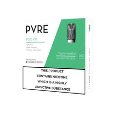 PVRE 20mg Refillable Pod Kit (50VG/50PG) - Plus 10ml E-liquid