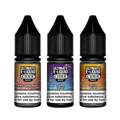 10mg Ultimate E-Liquid Cider Salts 10ml Nic Salts (50VG/50PG)