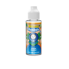 Billiards Menthol Range 100ml Shortfill 0mg (70VG/30PG)