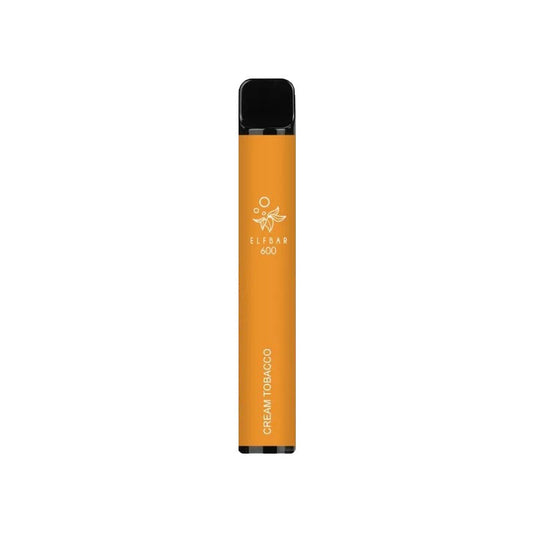 Cream Tobacco Elf Bar 600 Puffs | 40+ Flavours