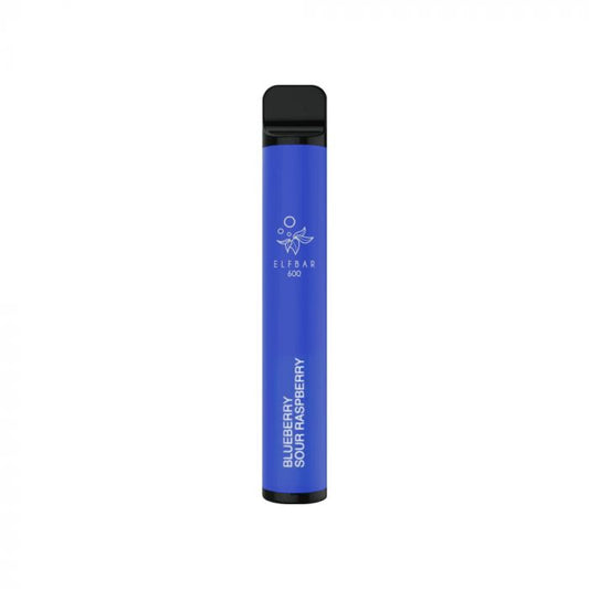 Blueberry Sour Raspberry Elf Bar 600 Puffs | 40+ Flavours