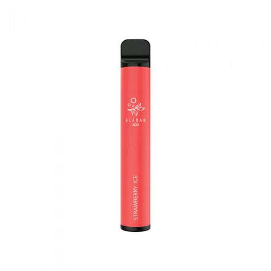 Strawberry Ice Elf Bar 600 Puffs | 40+ Flavours