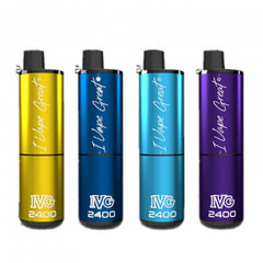 IVG 2400 Puffs Disposable Vape Kit + 4 Pods - OFFER 3 FOR £27