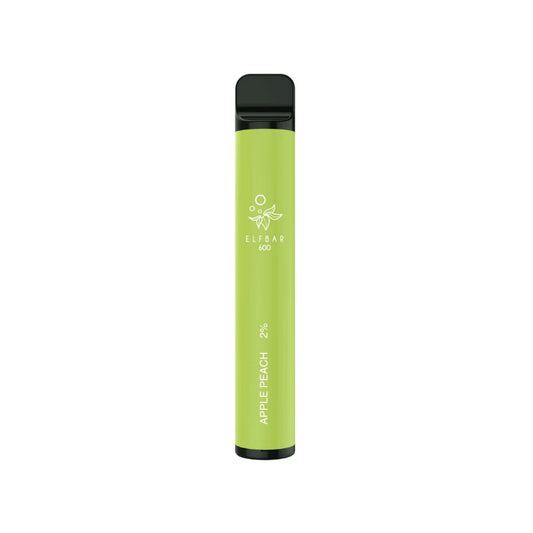 Apple Peach Elf Bar 600 Puffs | 40+ Flavours