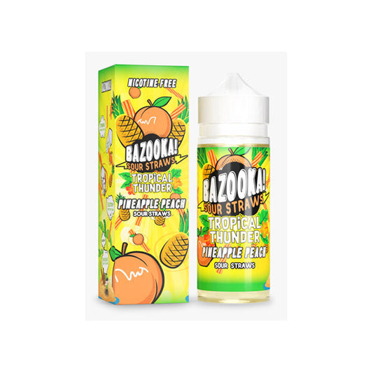 Bazooka Sour Straws 0mg 100ml Shortfill (70VG/30PG)