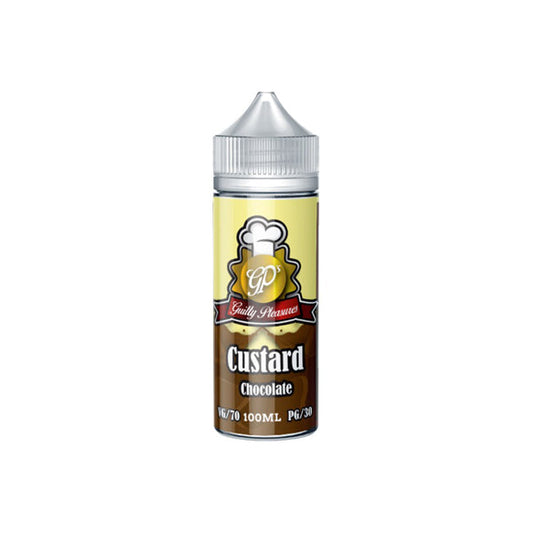 Guilty Pleasures Custard 0mg 100ml Shortfill (70VG/30PG)