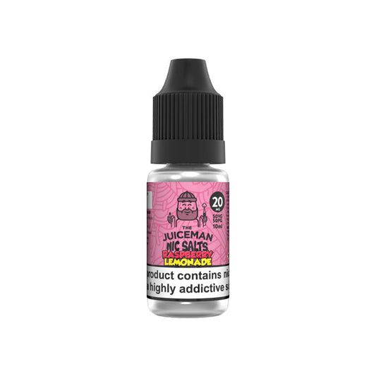 20mg The Juiceman 10ml Flavoured Nic Salt (50VG/50PG)
