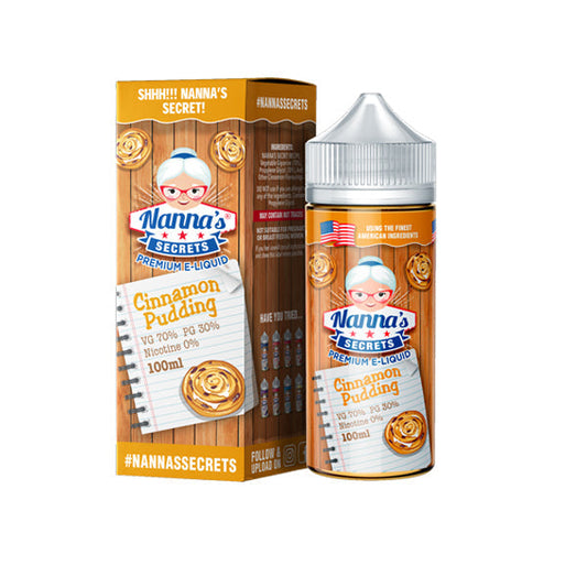 Nanna's Secret 100ml Shortfill 0mg (70VG/30PG)