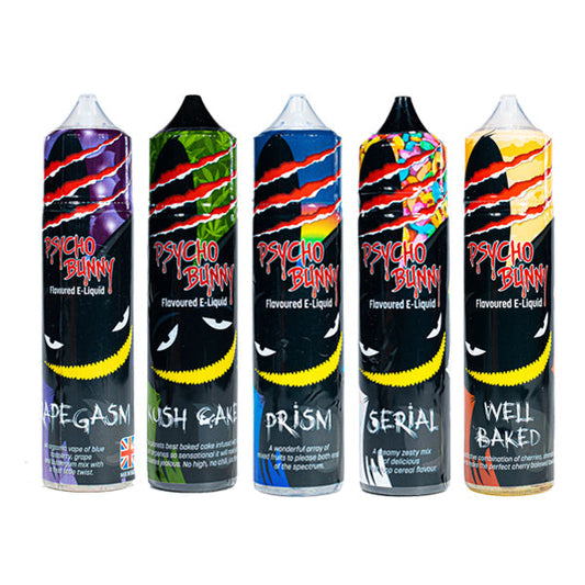 Psycho Bunny 50ml Shortfill 0mg (80VG/20PG)