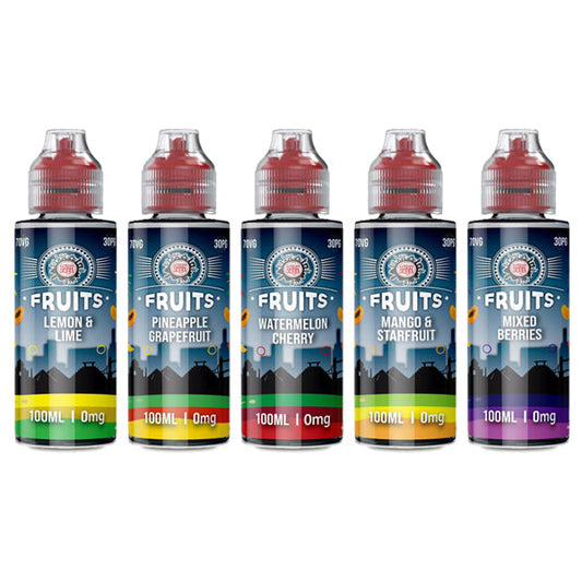 Vape Duty Free Fruits 100ml Shortfill 0mg (70VG/30PG)