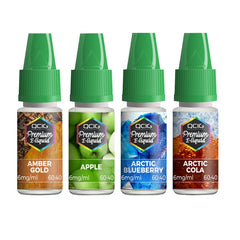 QCig Premium E-Liquids 10ml 6mg (60VG/40PG)