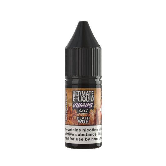 10mg Ultimate E-Liquid Villains Salts 10ml Nic Salts (50VG/50PG)