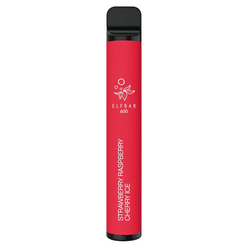 Strawberry Raspberry Cherry Ice Elf Bar 600 Puffs | 40+ Flavours