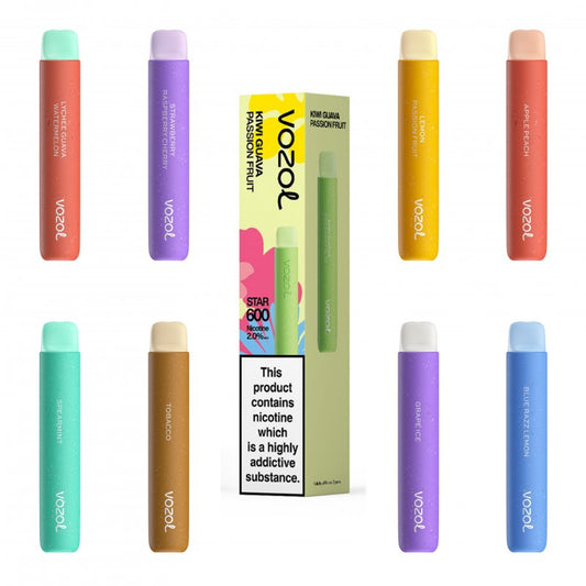 Vozol Star 600 Puffs Disposable Vape